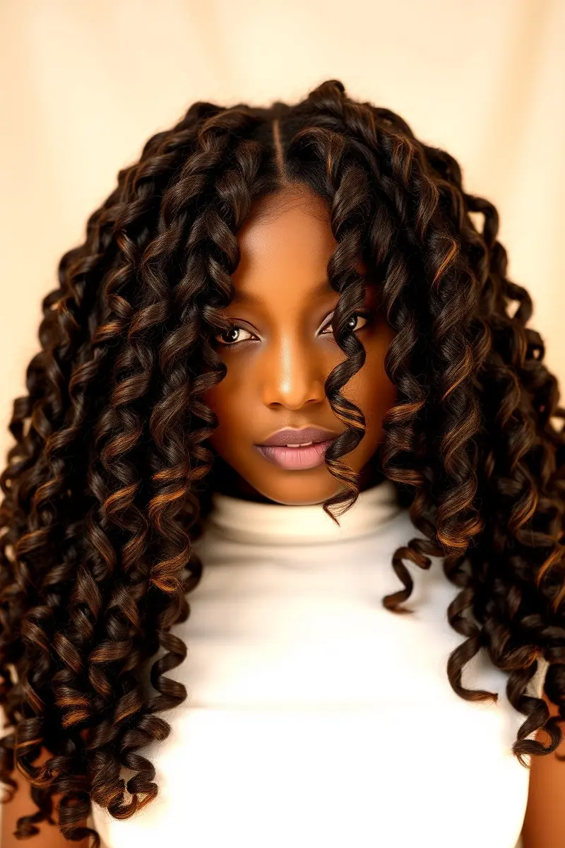 1. Goddess Faux Locs: The Classic Ethereal Look