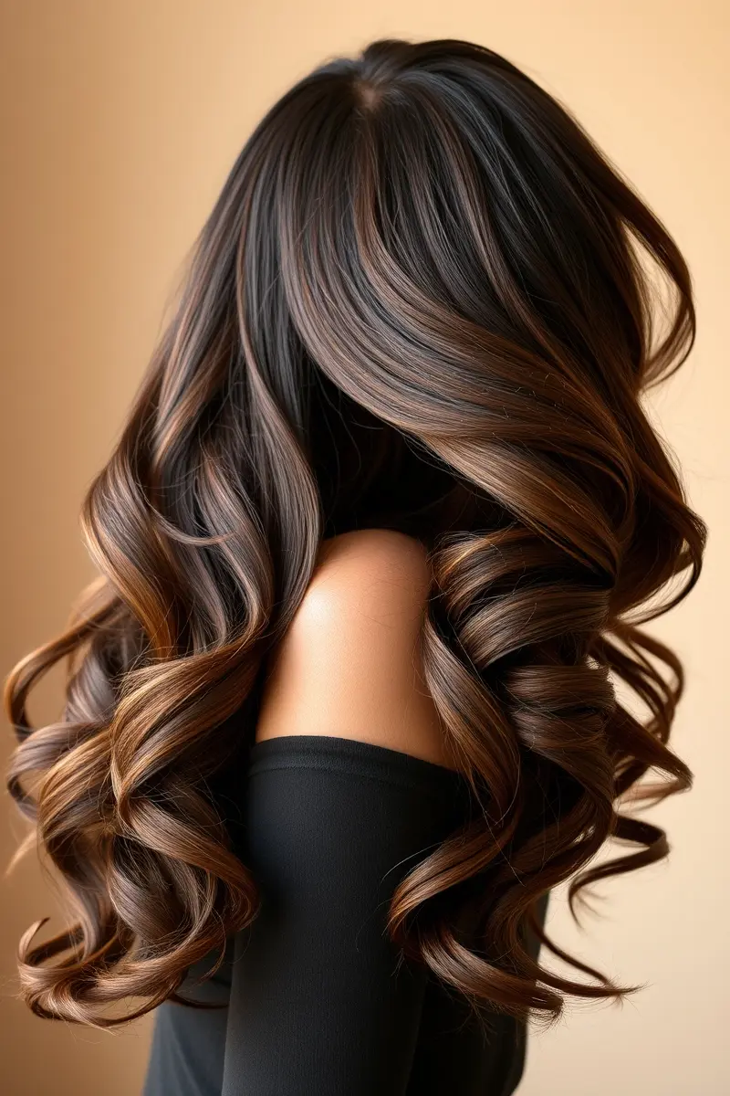 10. Glamorous Side-Swept Curls