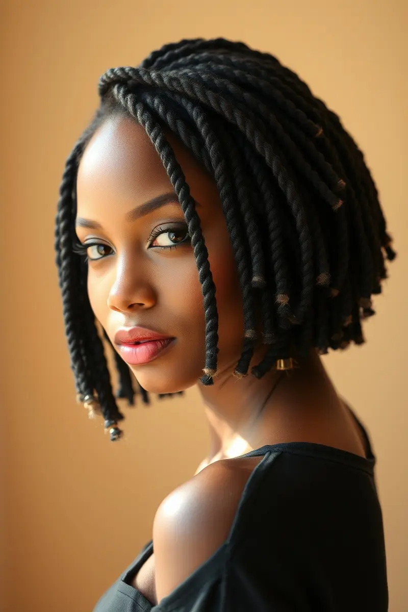 10. Loc Bob & Shorter Loc Styles