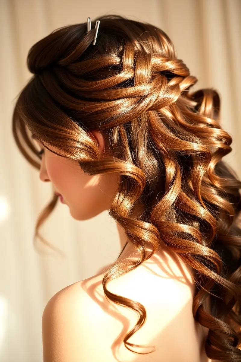 6. Elegant Half-Up, Half-Down Styles
