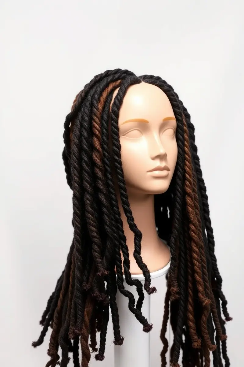 7. Crochet Faux Locs: Quick and Convenient
