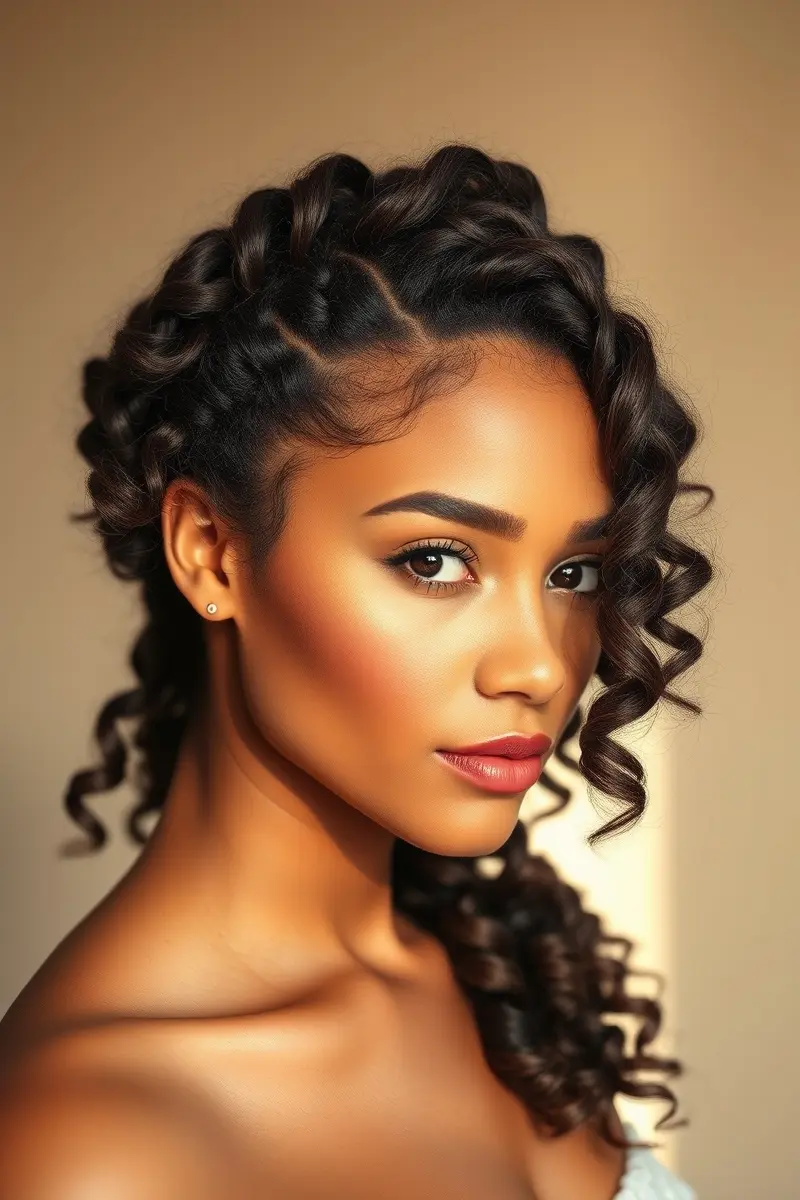 9. Sophisticated Braided Crown