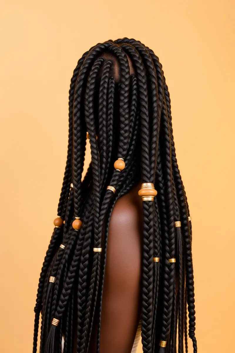Accessorized Box Braids