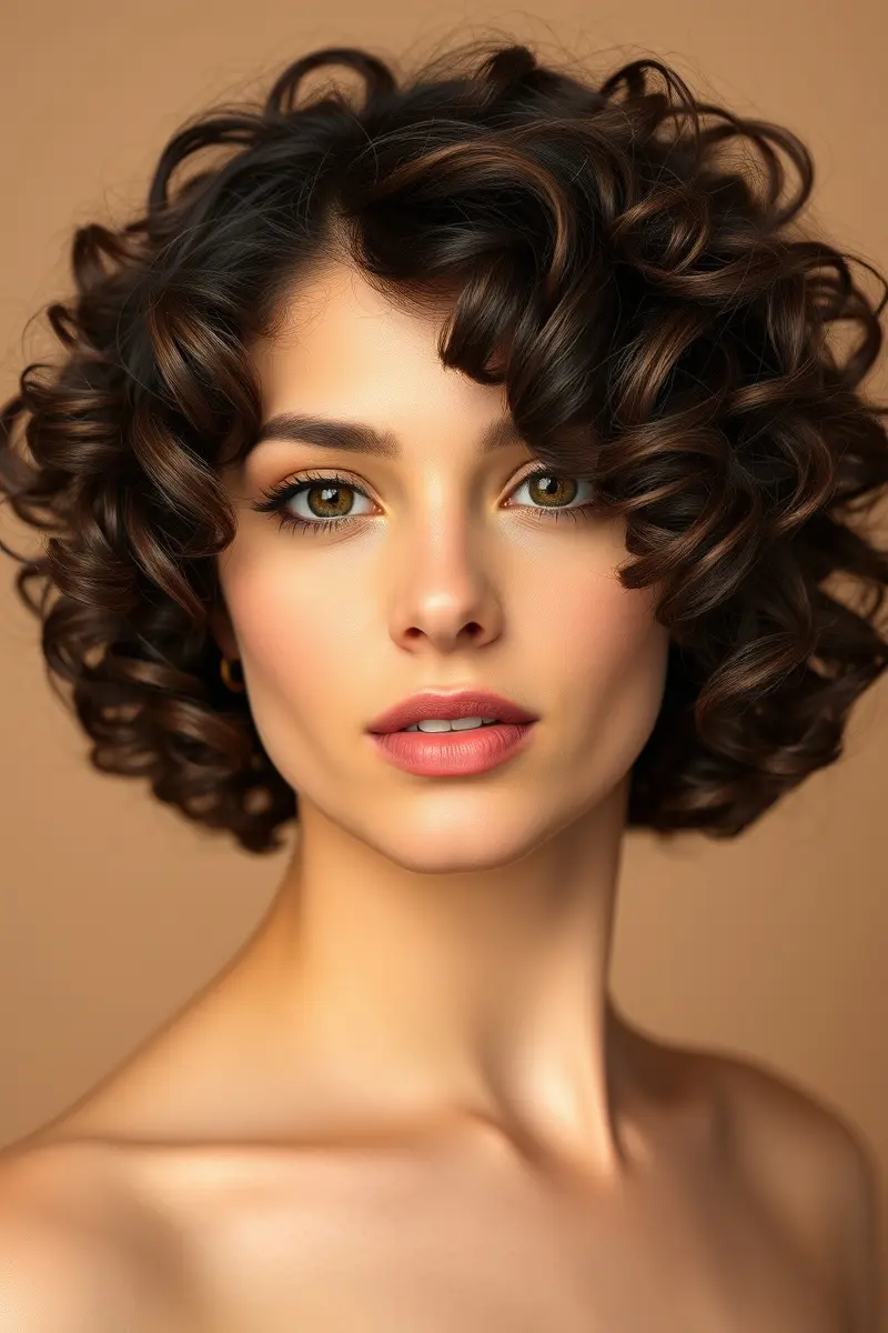 Curly Pixie Perfection