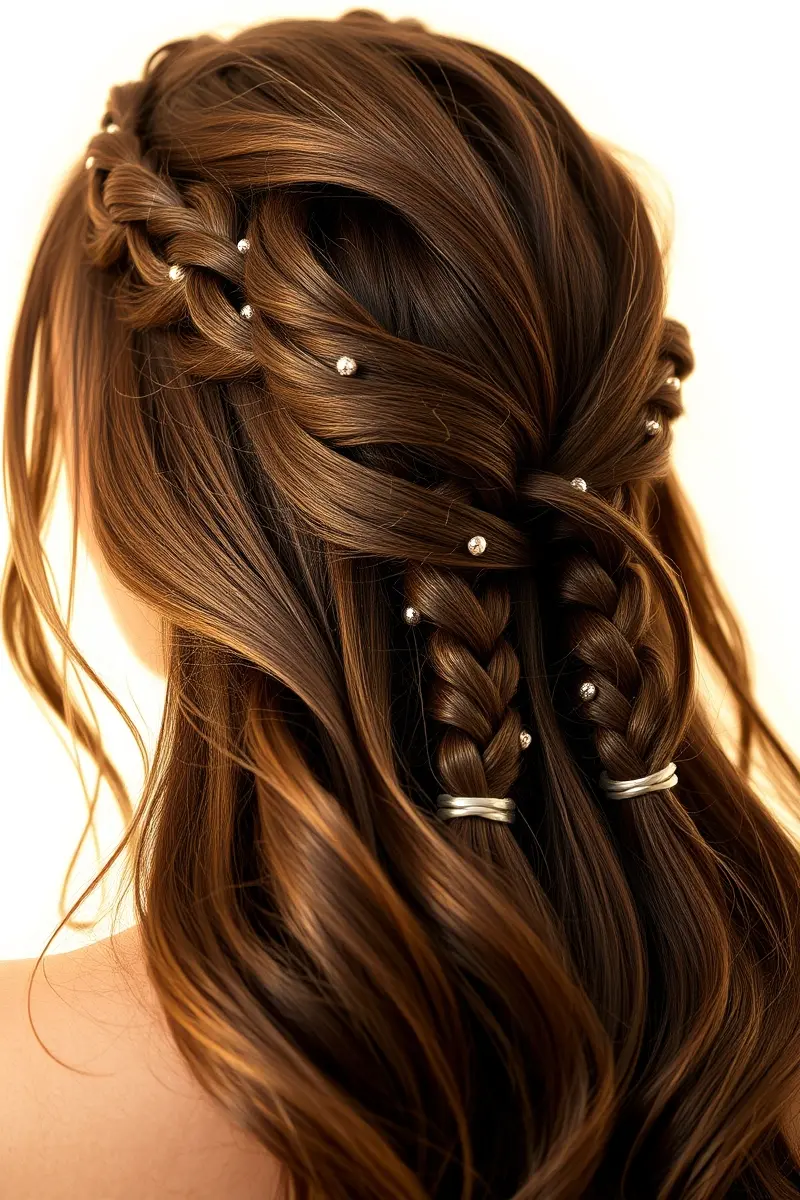 Idea 10: Adorned Braids & Bubble Braids