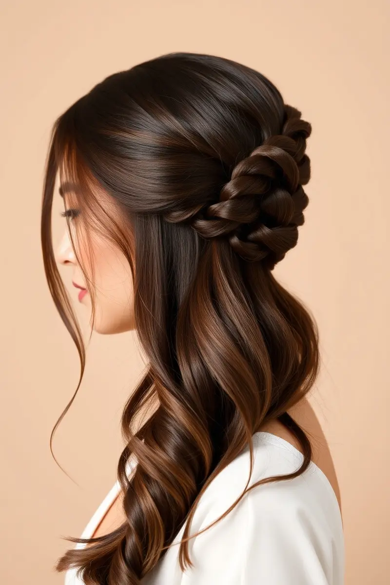 Idea 11: Elegant Bubble Braids and Ponytails