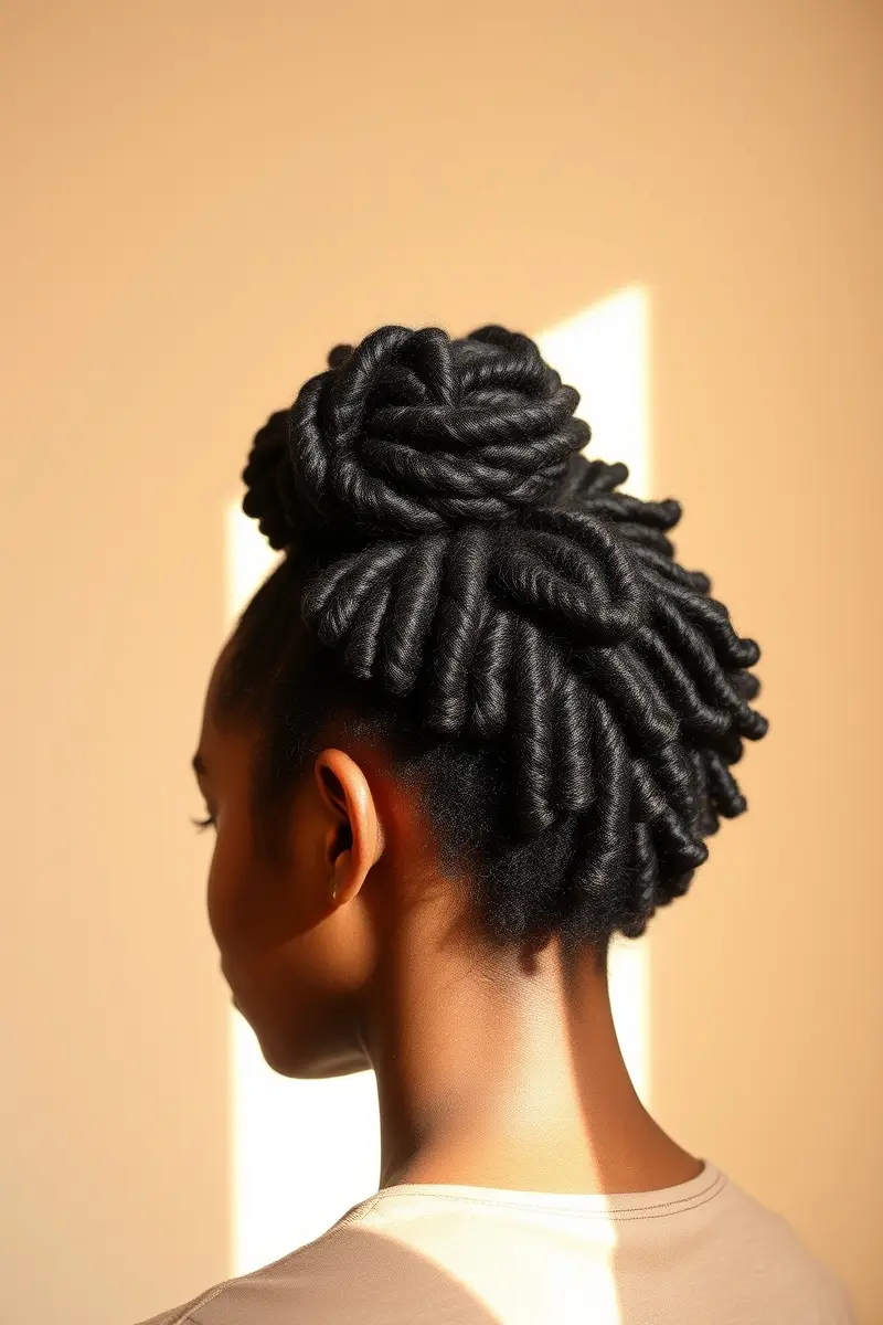Idea 11: Sleek High Bun or Top Knot