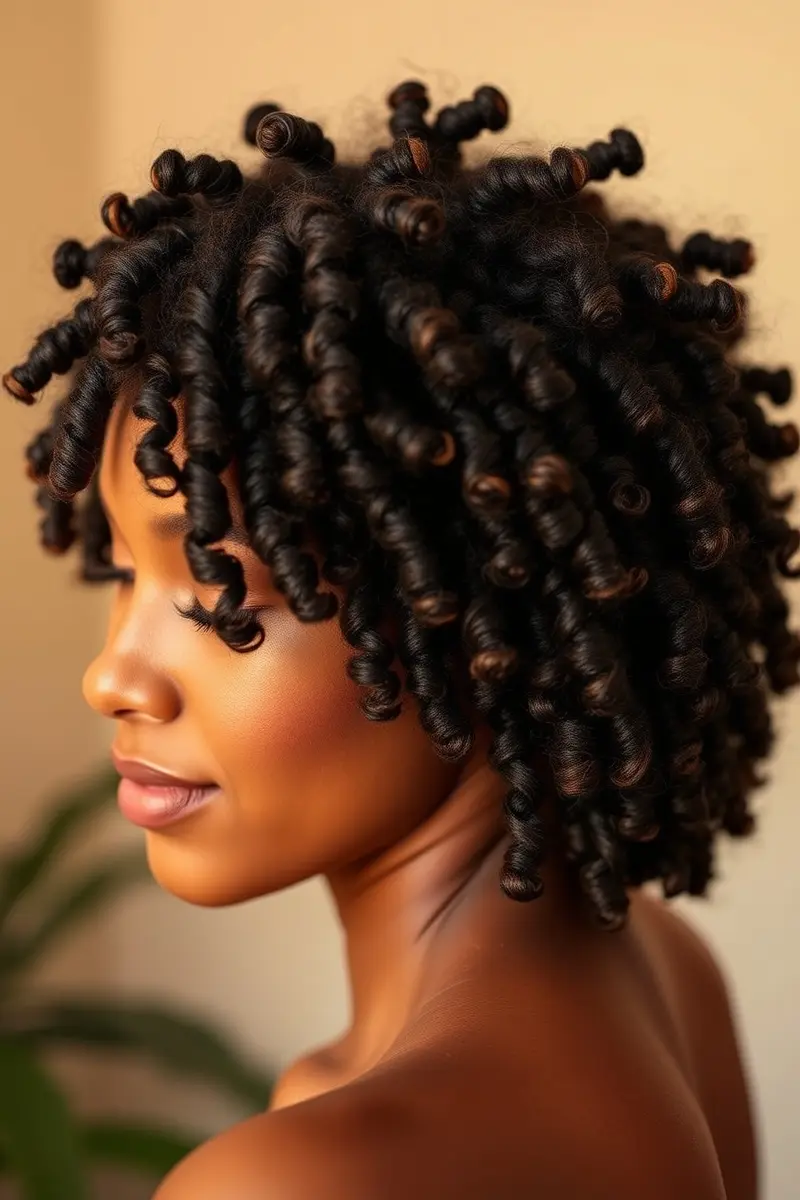 Idea 5: Bantu Knots & Knot-Outs