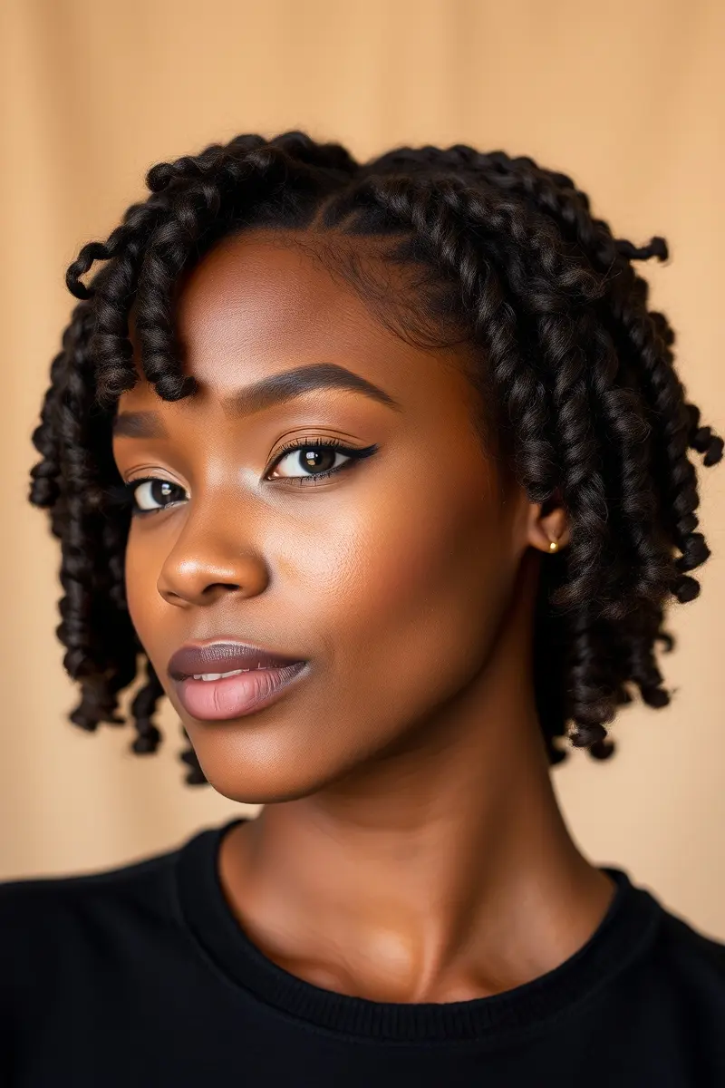 Idea 6: Flat Twists (Crown or Side)
