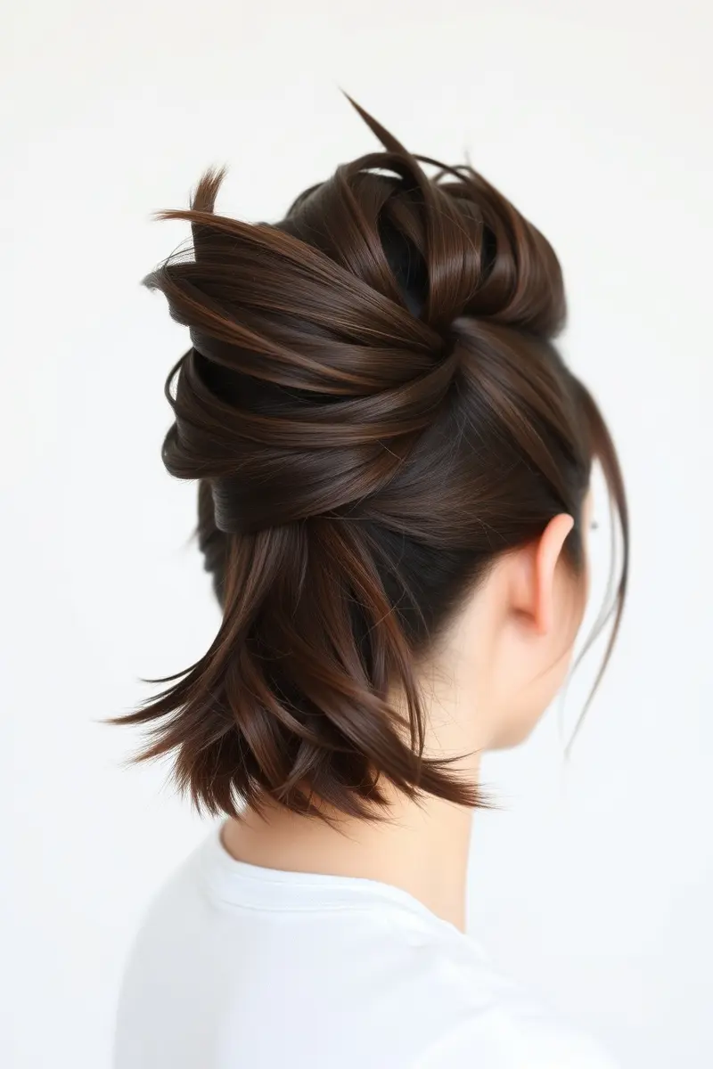 Idea 6: Sleek, Spiky Updos