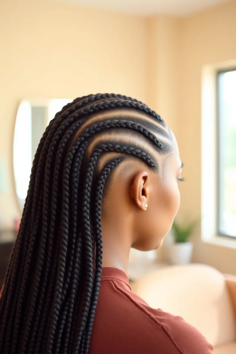 Idea 6: Sophisticated Flat Twists and Cornrows