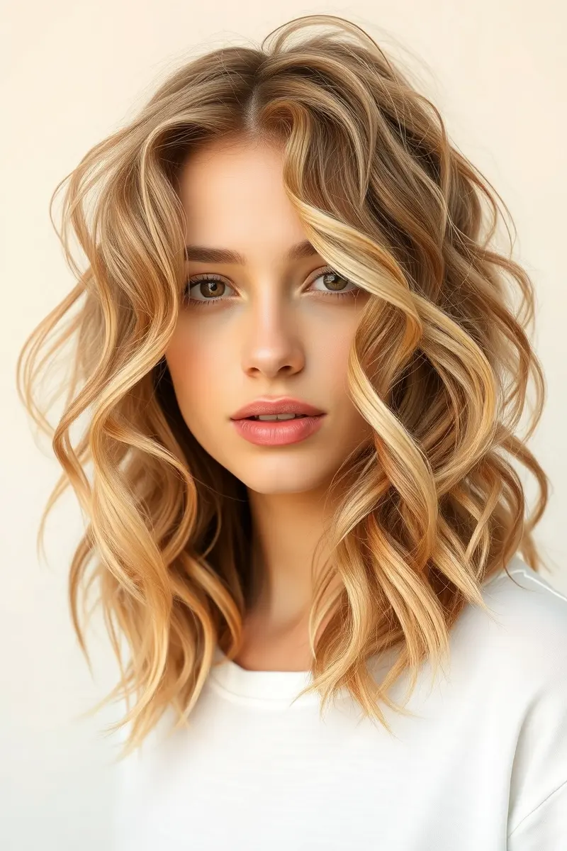 Idea 9: Textured Crimped Hair