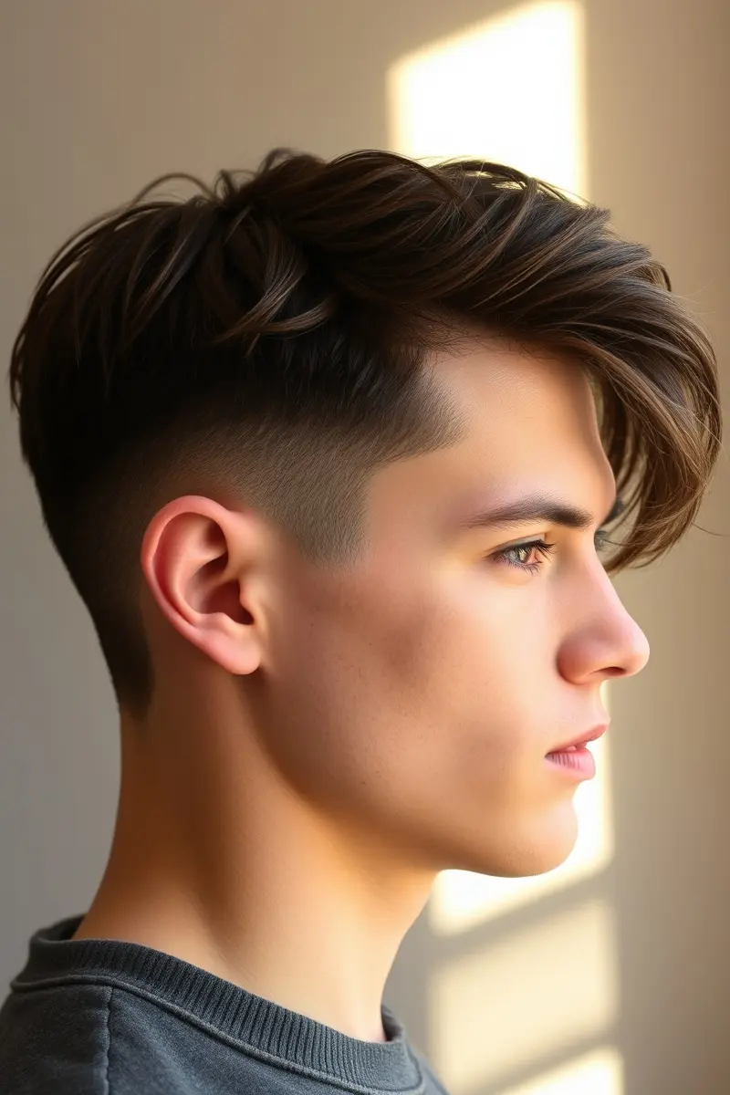 The Taper Fade with Top Length