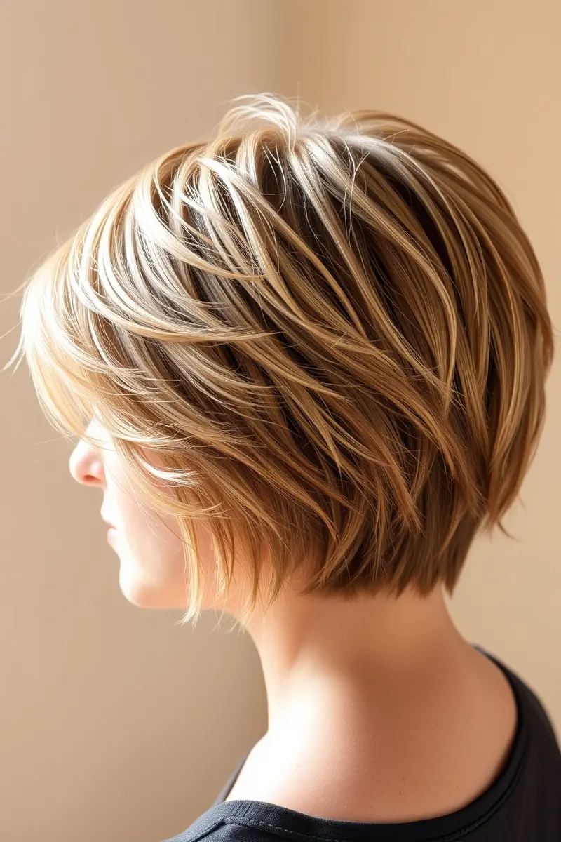 Voluminous Textured Pixie