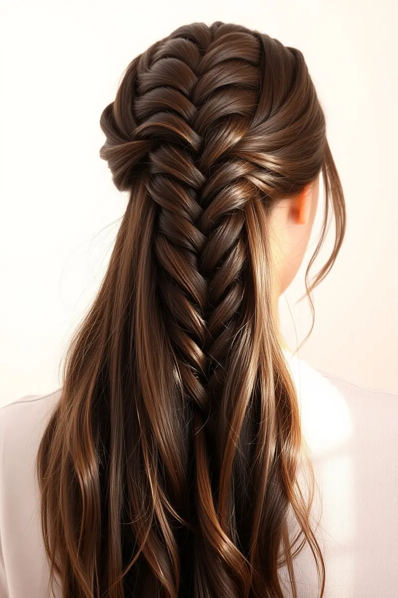 10. Lightweight Knotless Braids