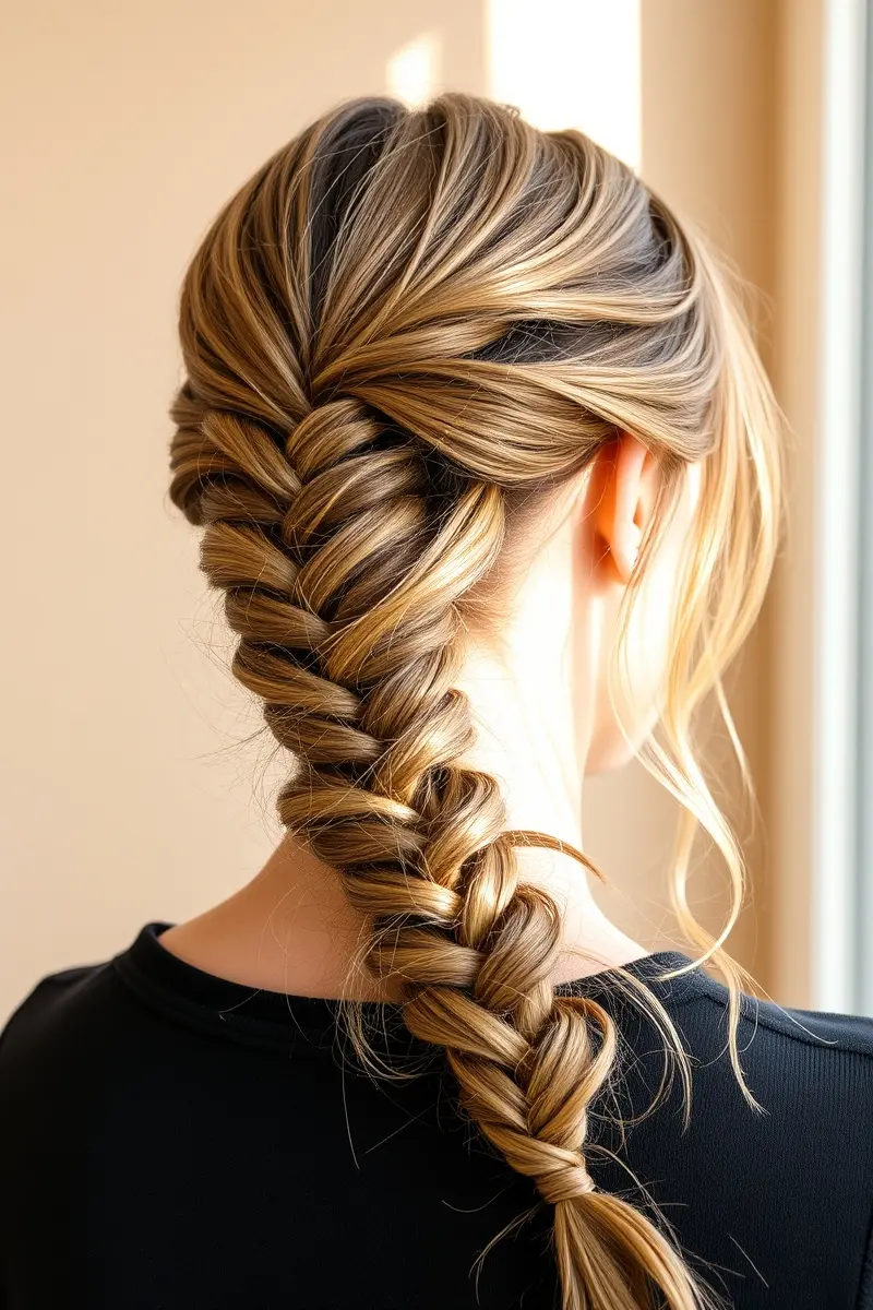 3. The Intricate Fishtail Braid
