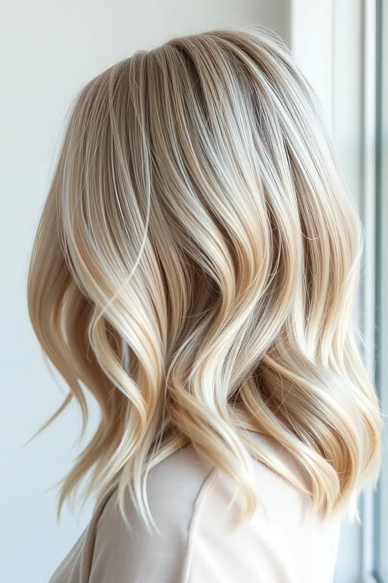 Ash Blonde: Cool Tones for a Modern Edge