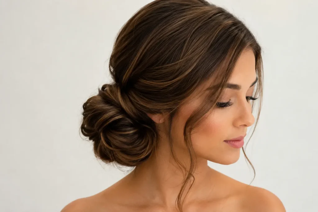 Side Bun women hairstyle ideas