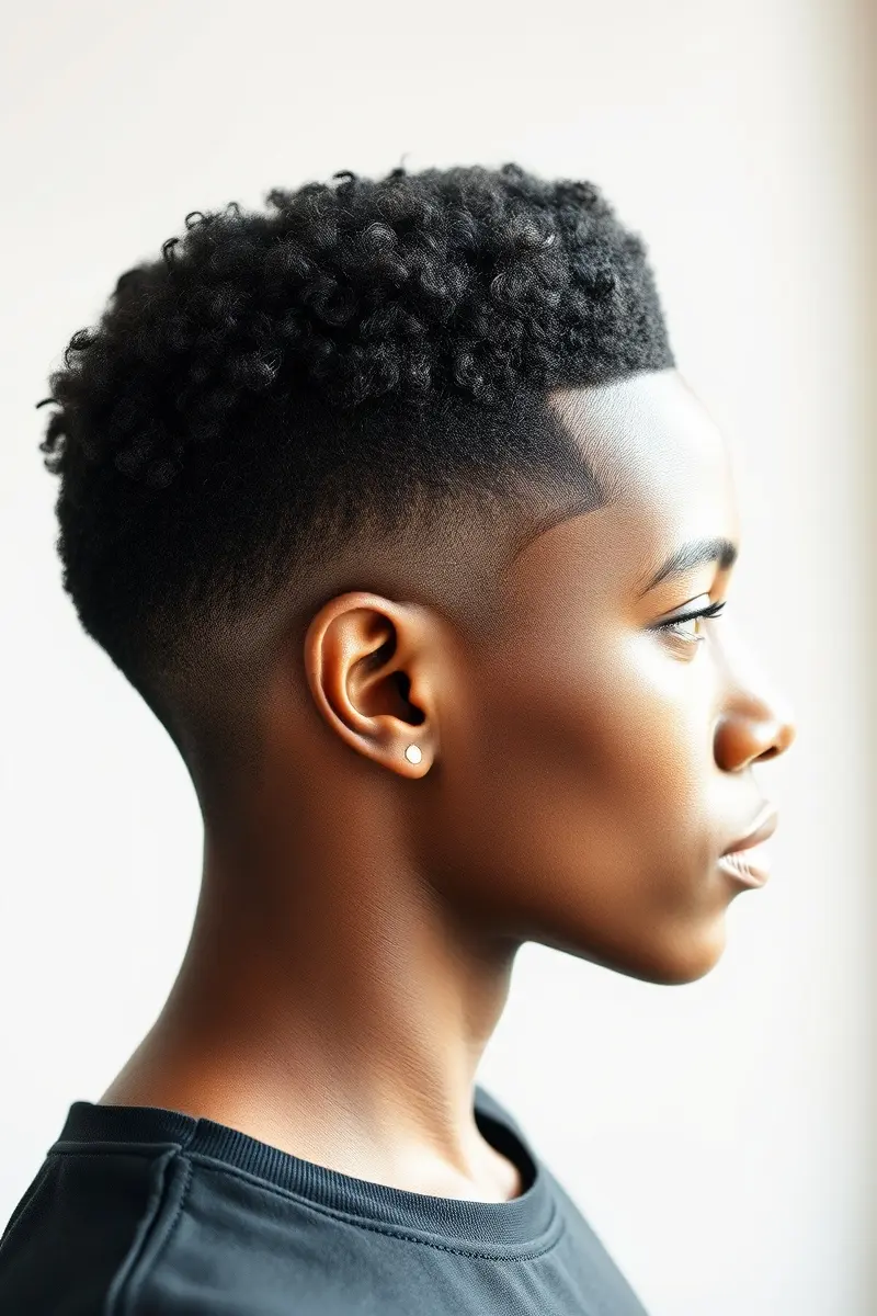 Idea 2: Tapered Afro