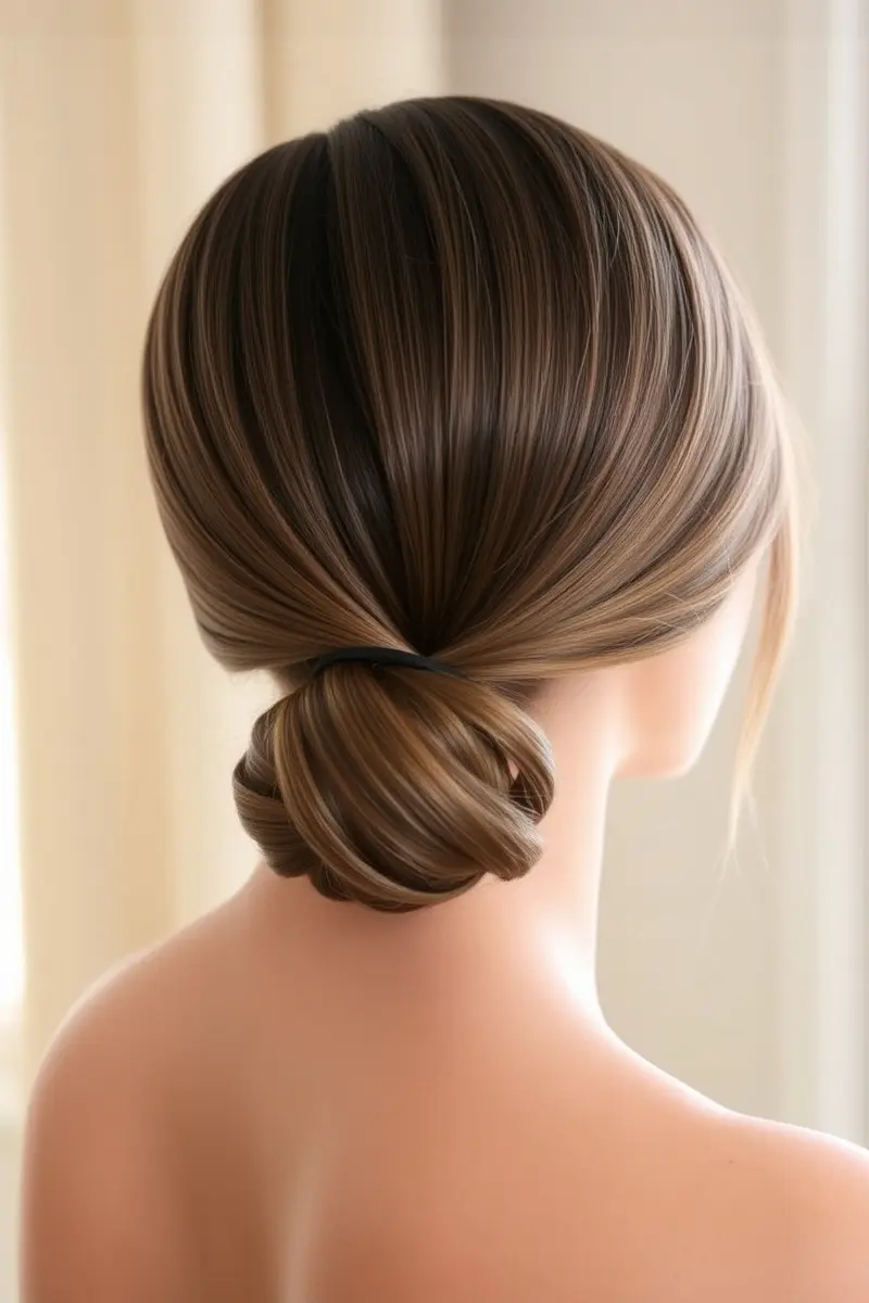 Sleek Low Bun: Understated Chic
