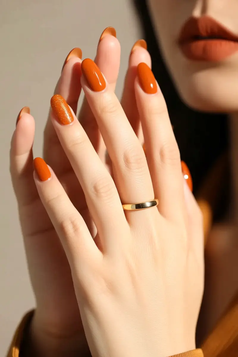 1. Classic Burnt Orange Almonds