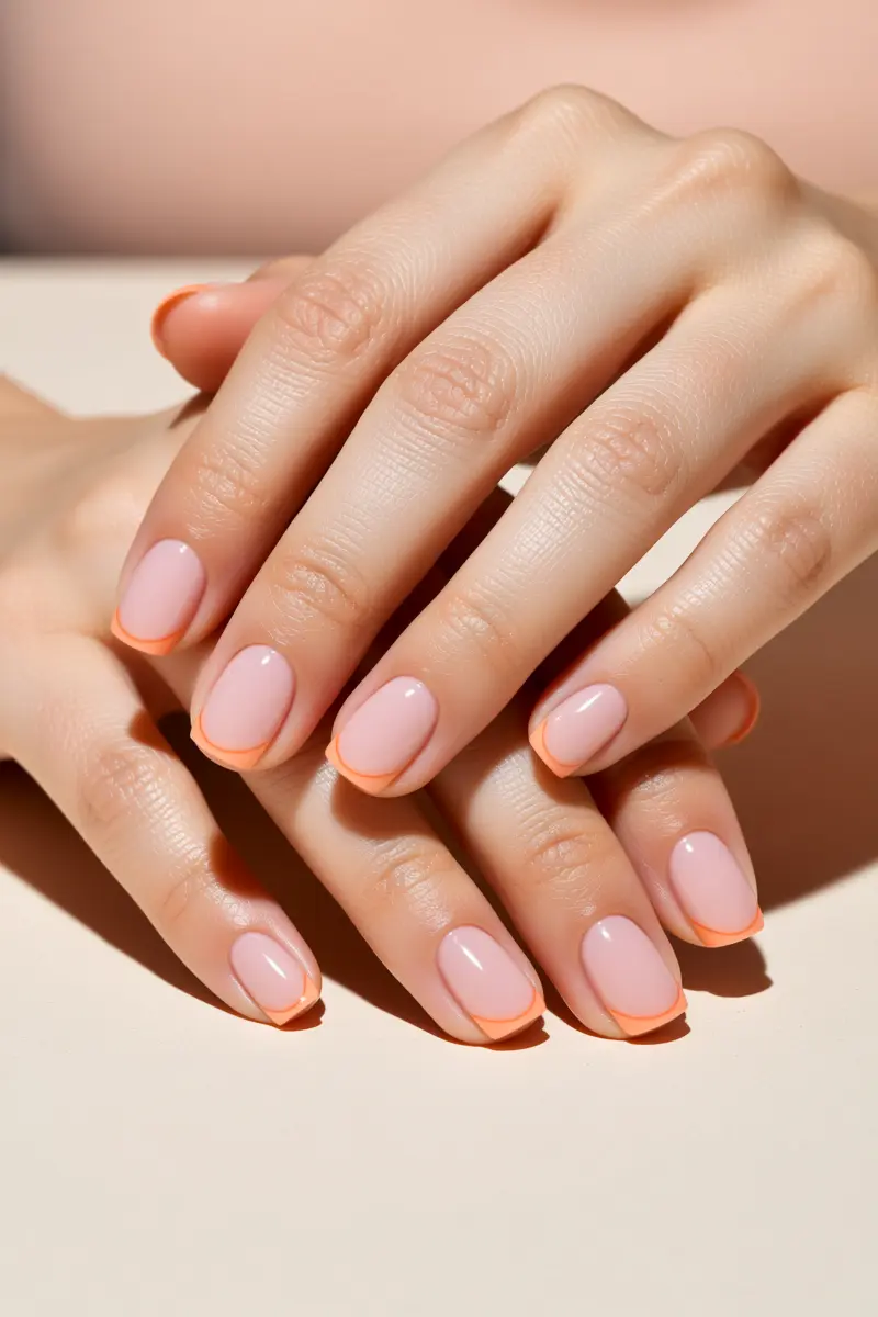1. Soft Blush & Peach Aura