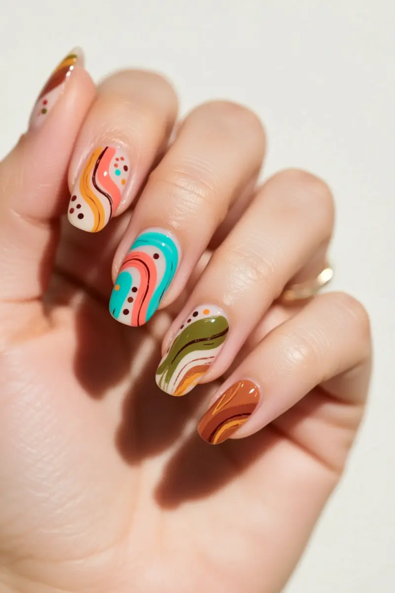 10. Abstract Art Swirls & Strokes