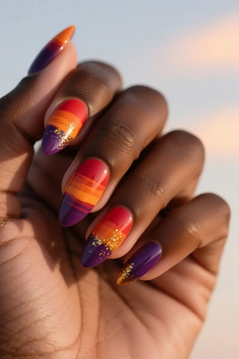 14. Gradient Sunset Tones