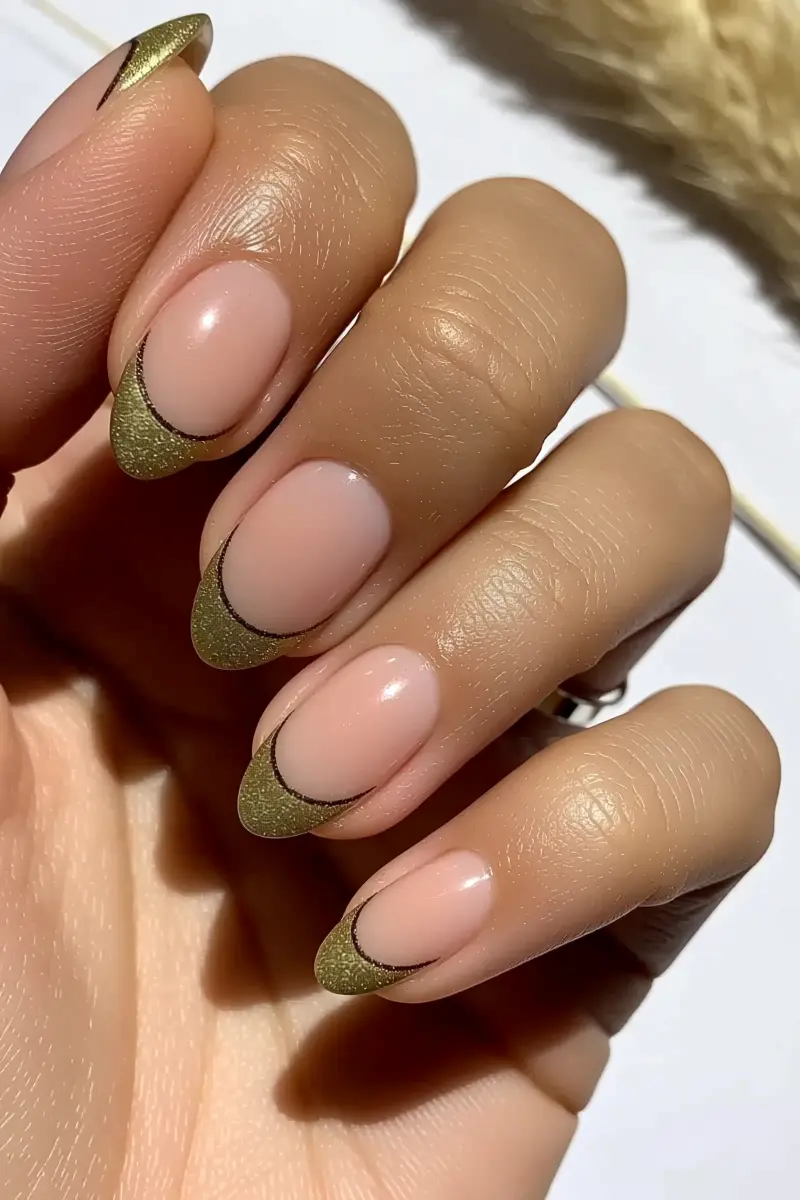 2. Sandy Beach French Tip