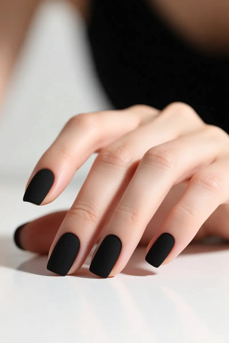 2. Sophisticated Matte Black Finish