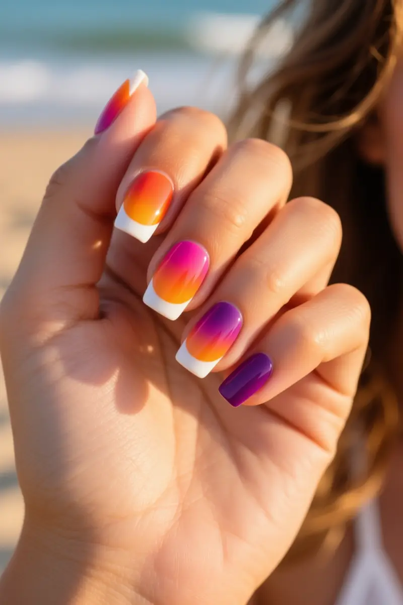 3. Tropical Sunset Ombre