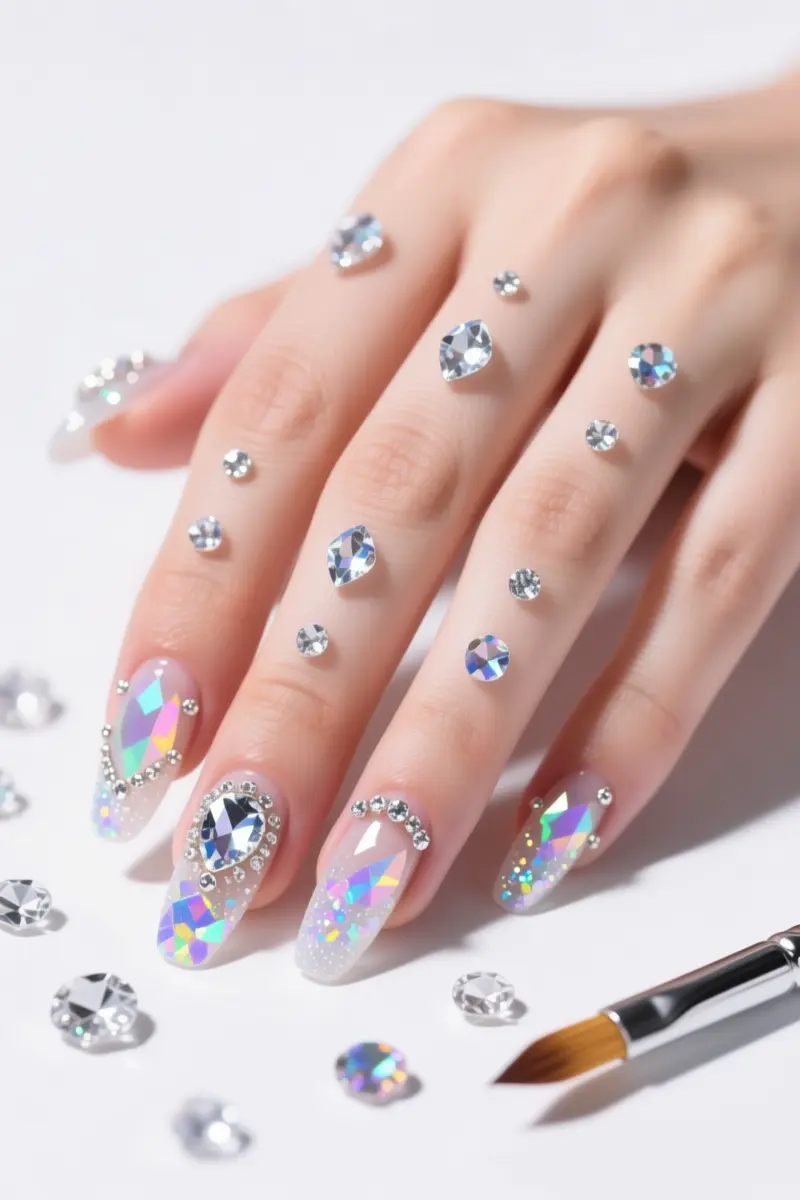 4. Crystal Queen Frost: Icy Bling That Dazzles