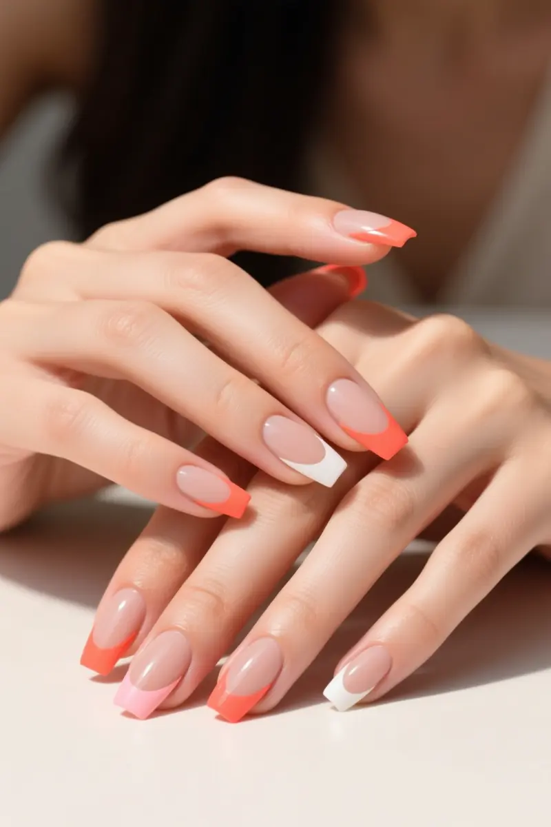 4. French Tip Revamp