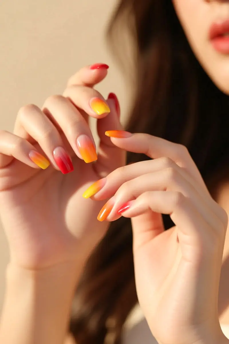 4. Golden Hour Sunset Aura