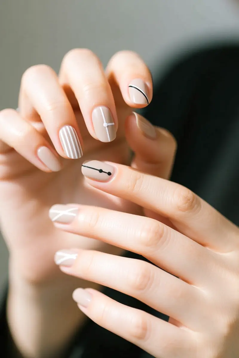 4. Minimalist Geometric Accents