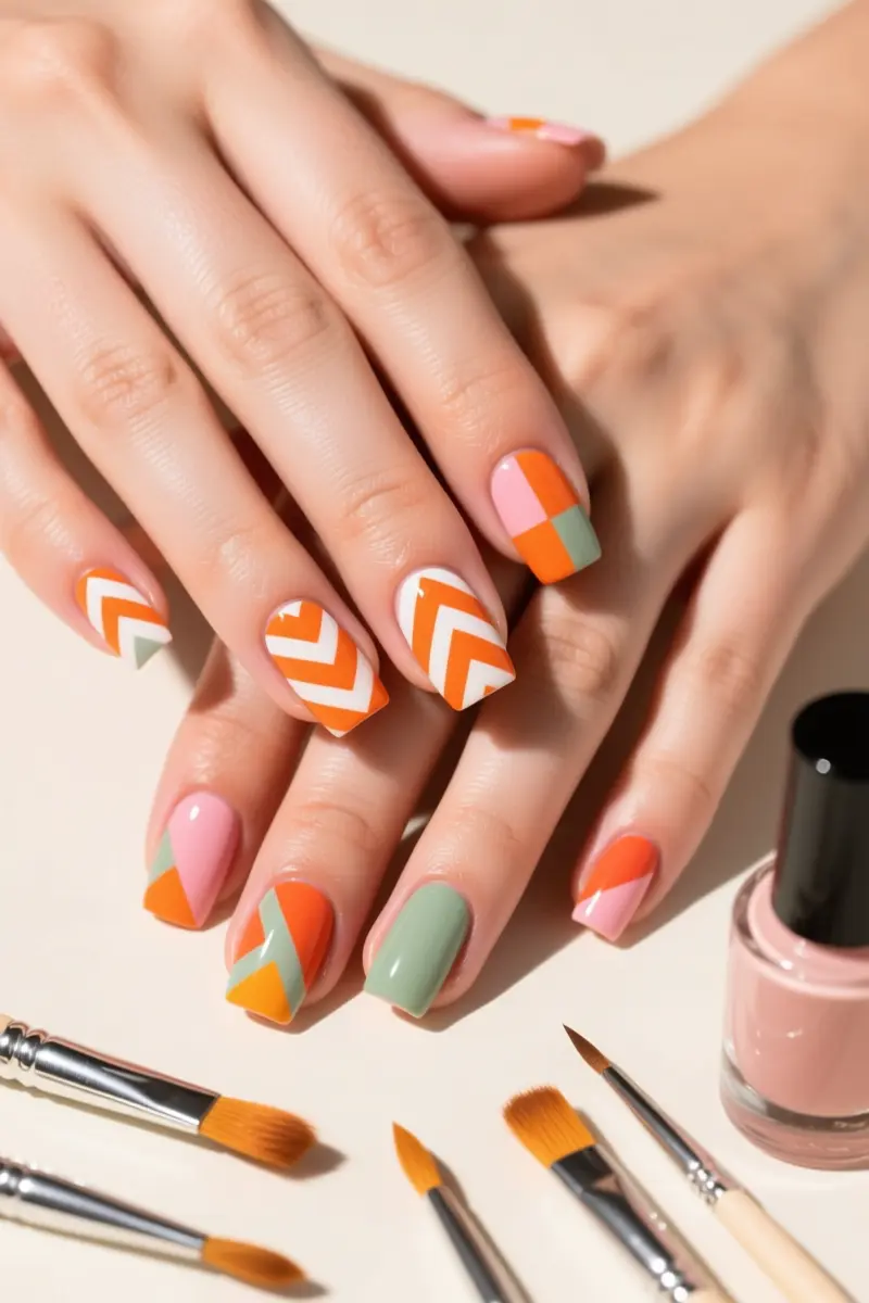6. Playful Geometric Summer Prints