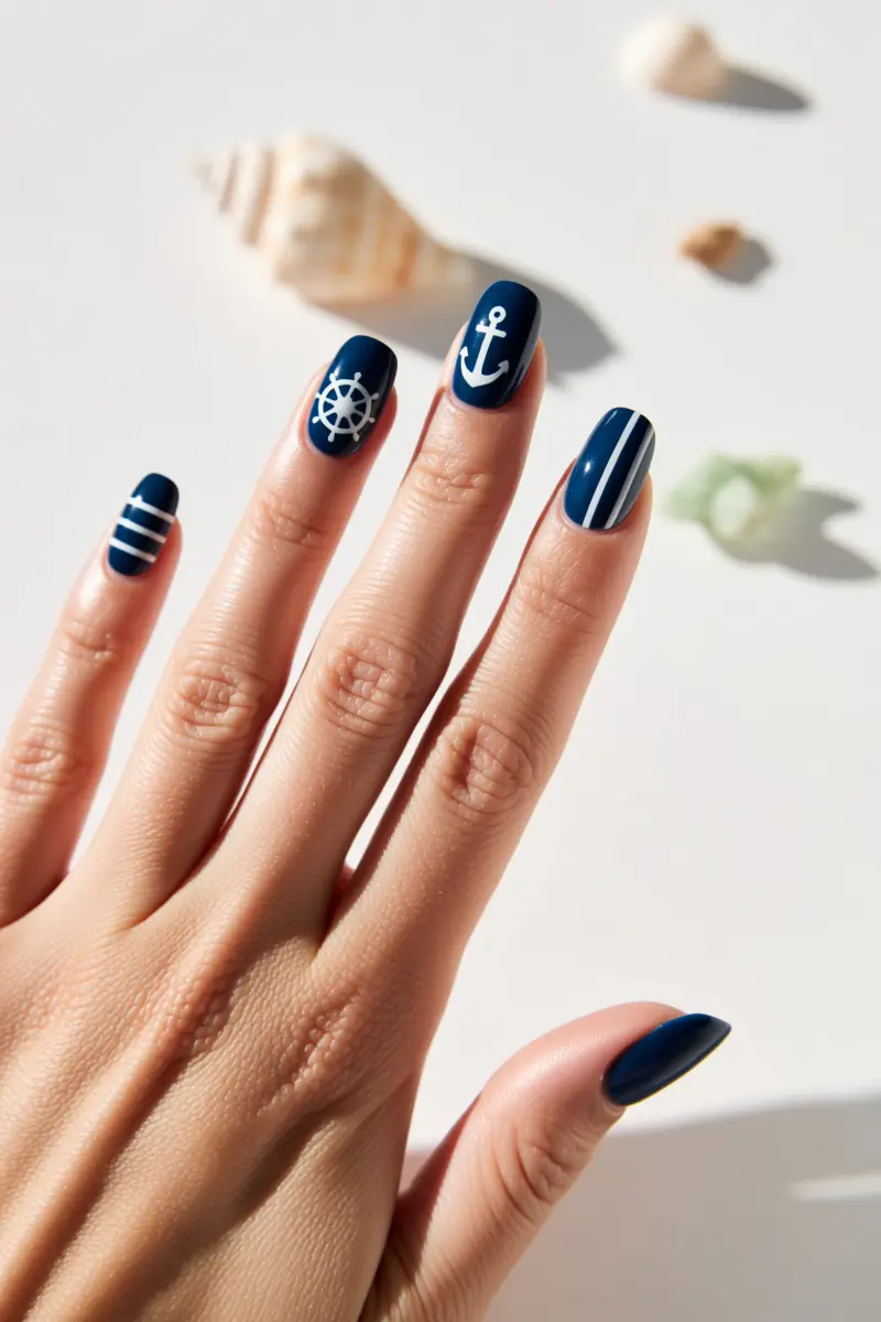 9. Dainty Anchor & Ship Wheel