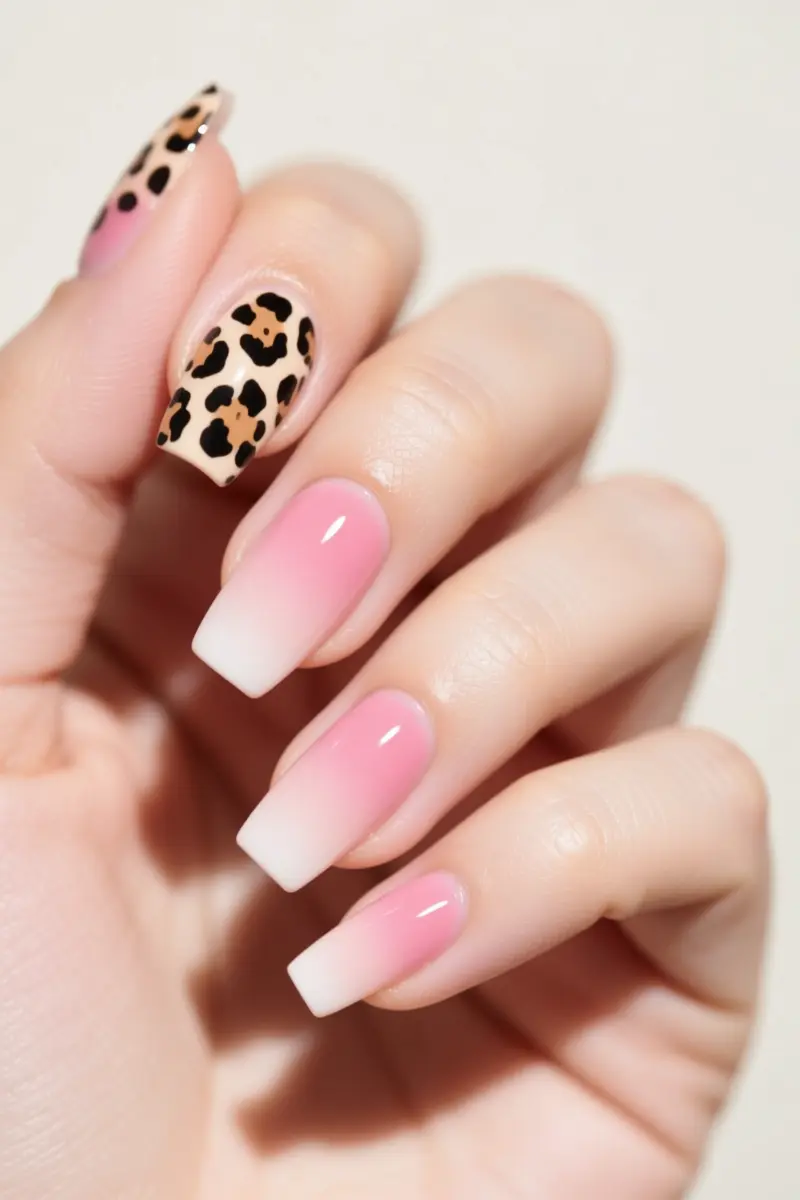 9. Gradient Animal Print: Fading into Color