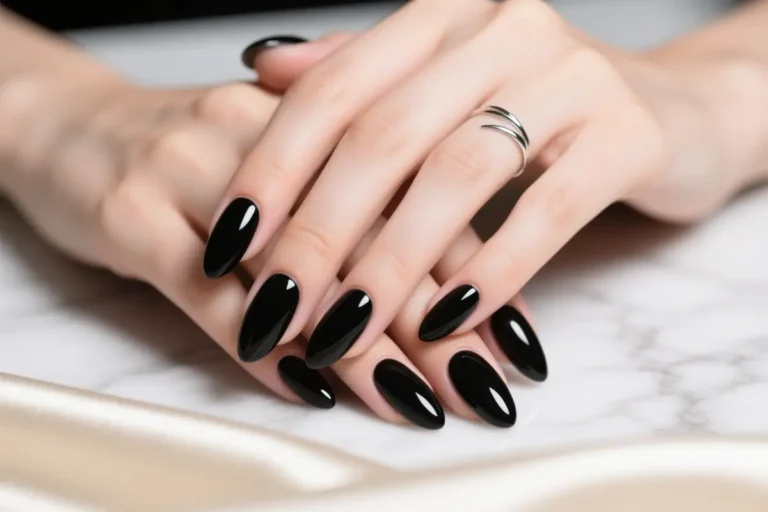 From Edgy to Elegant: The Chicest Black Acrylic Nail Designs for Every Shape & Length