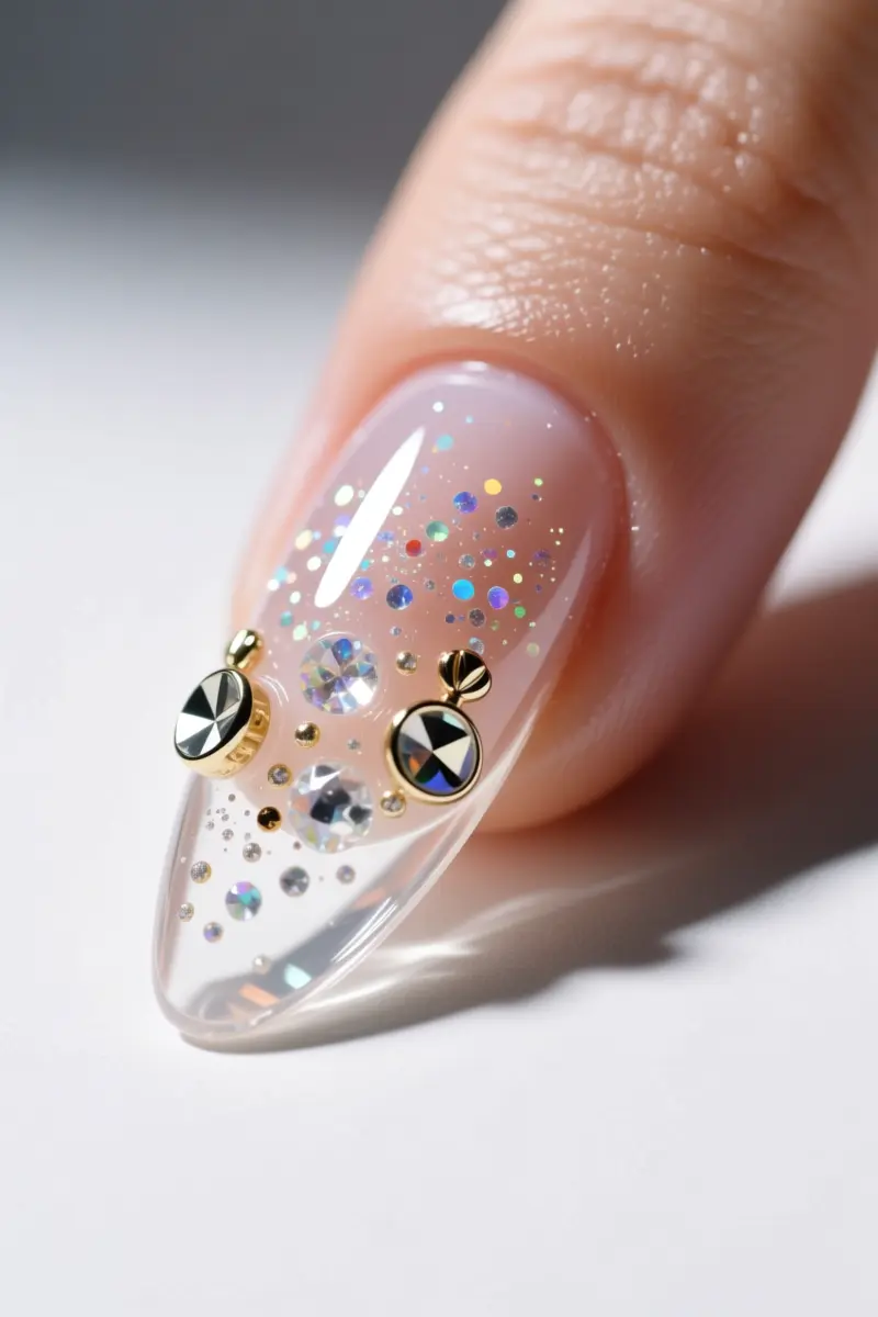 Idea 8: Encapsulated Glitters and Charms
