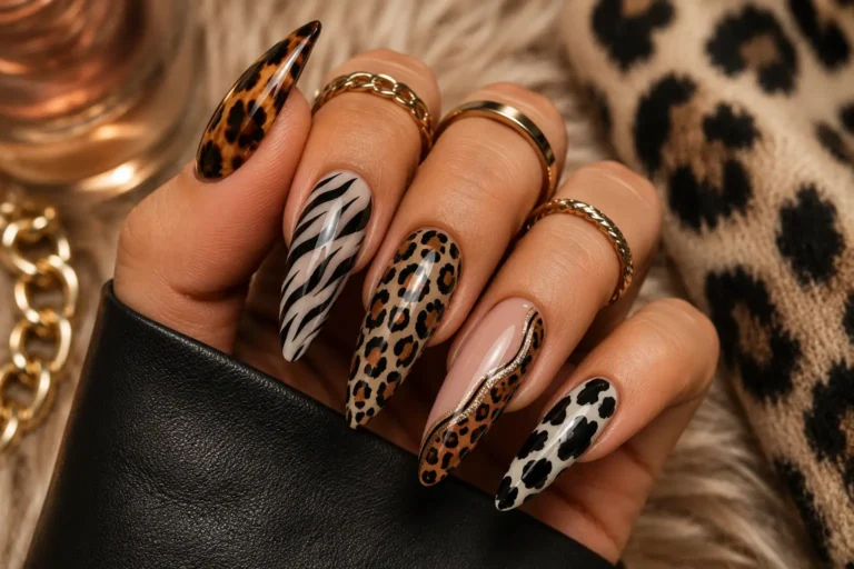 Modern Animal Print Nail Ideas for a Fashion-Forward Edge
