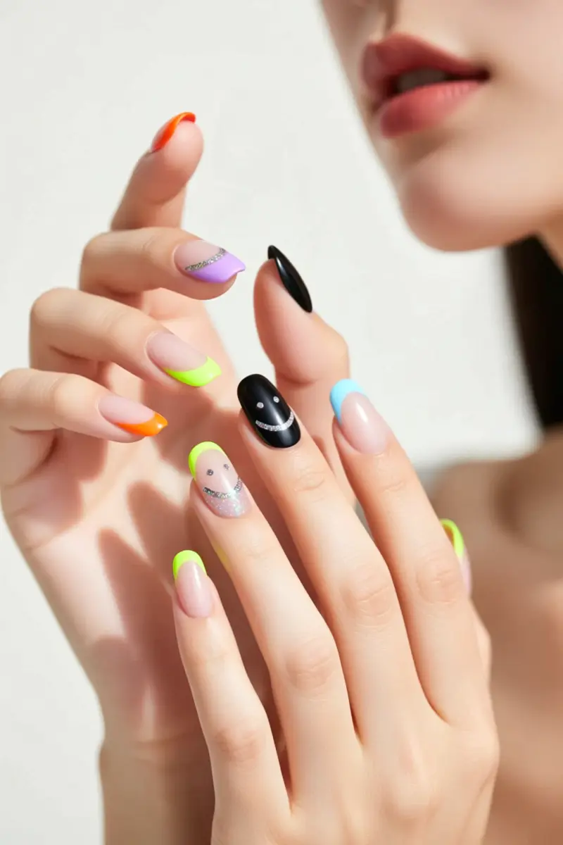 Modern French Tip Variations