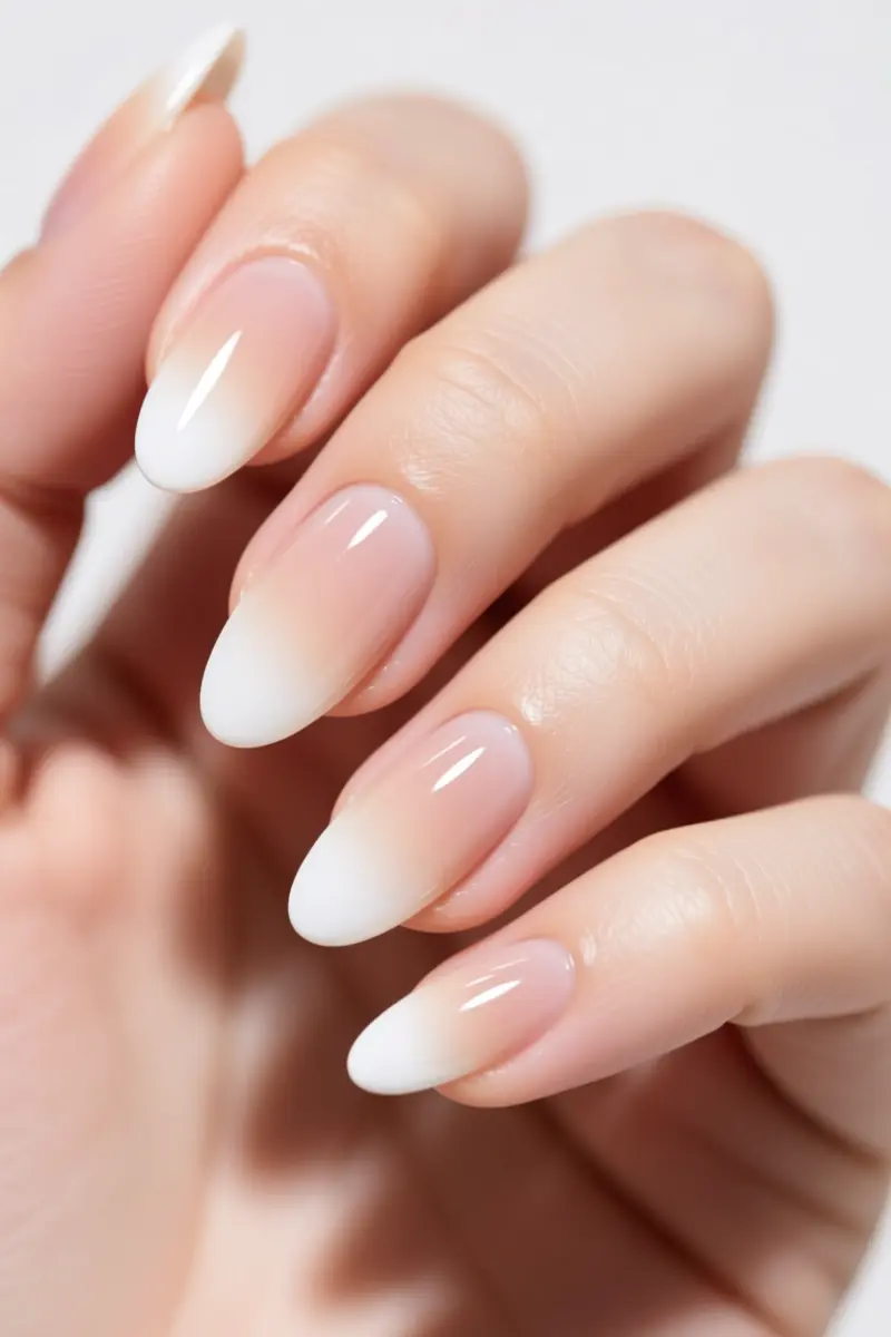 Ombre Almond Nails