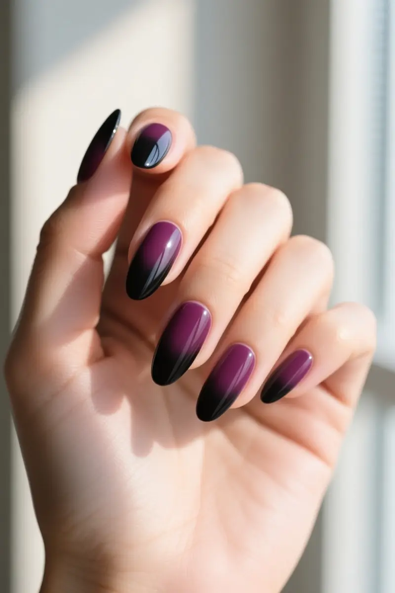 10. The Plum-to-Black Aura Blur