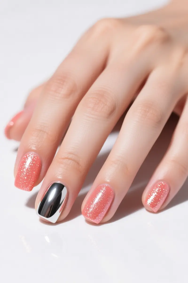 5. Coral Chrome Dusting