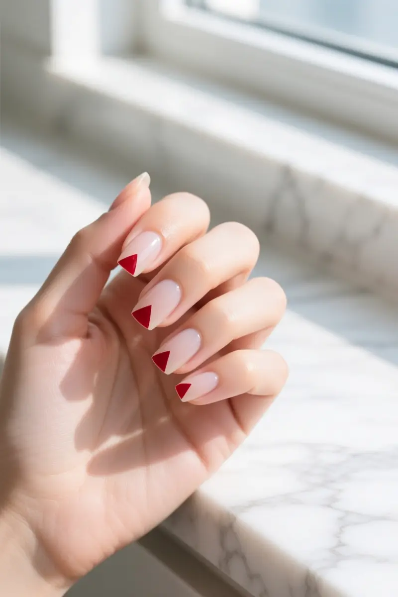 5. The Minimalist Cherry Negative Space