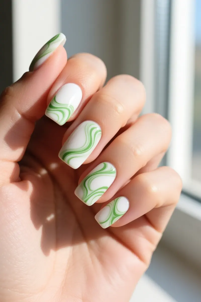 7. Milky Matcha and Pistachio Swirls