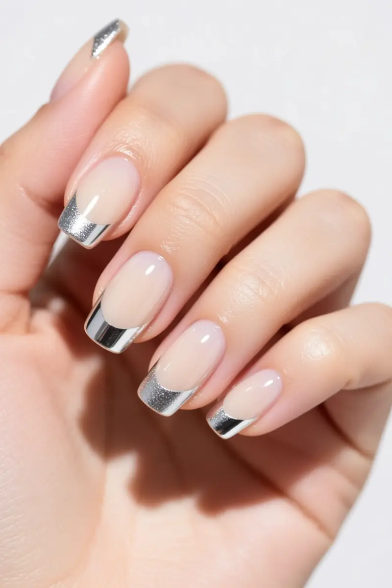 7. Softened Vanilla Chrome Accents