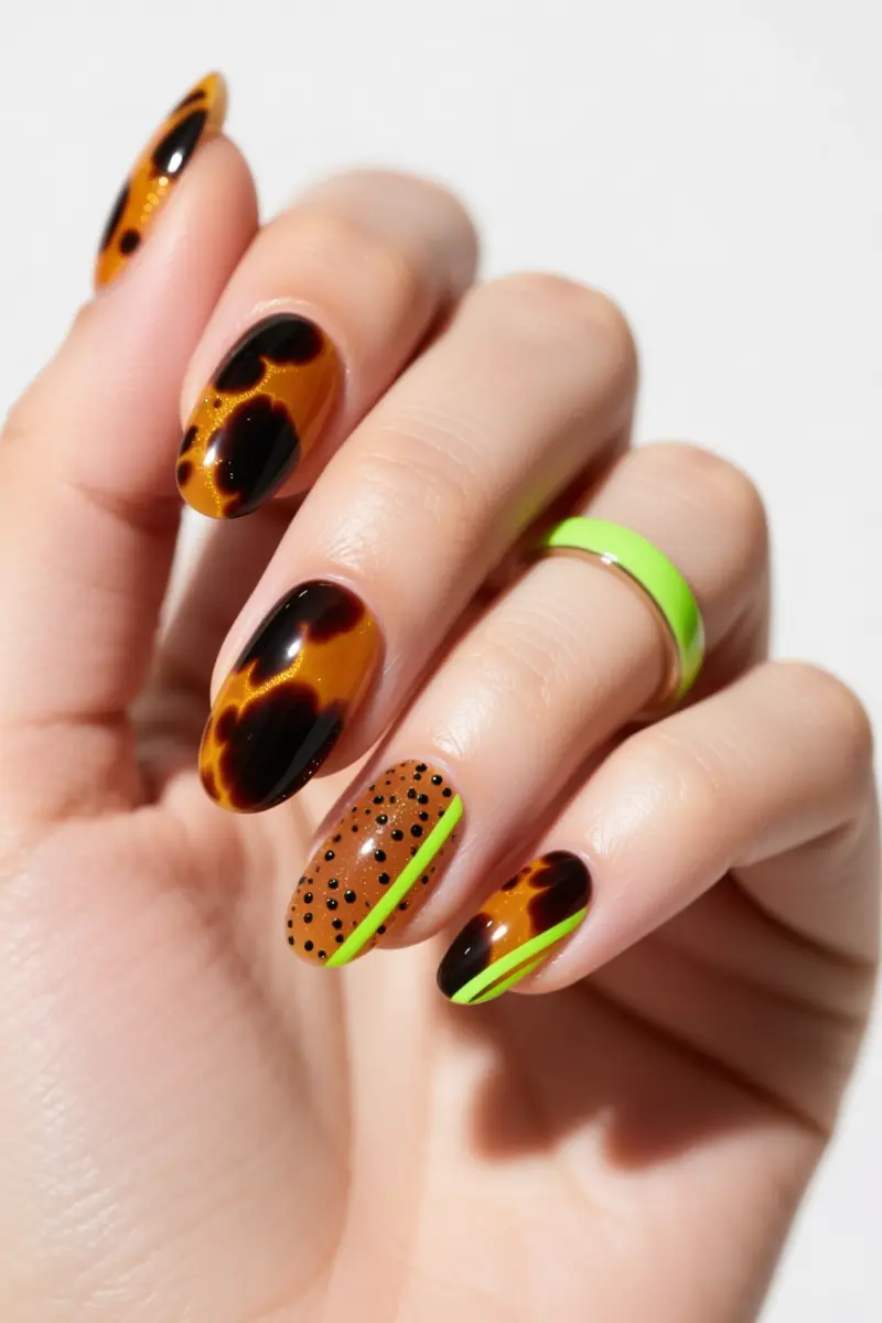 8. Tortoiseshell Remix with Bright Pops