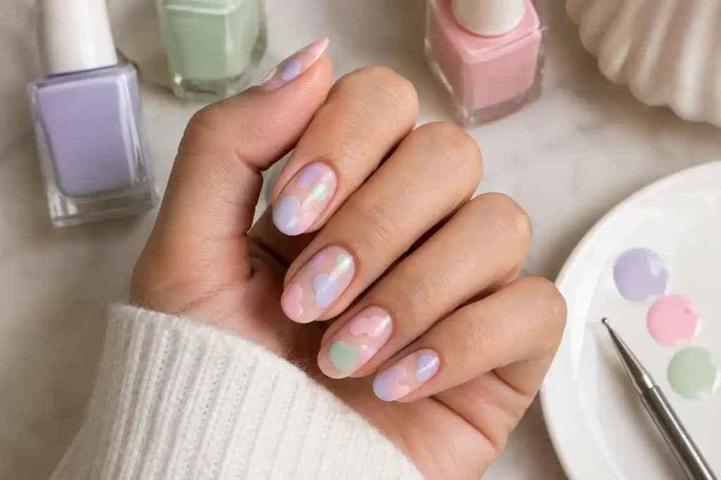 Pastel Blob Nail Art Studio